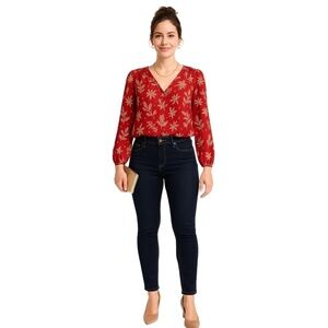 American Eagle Jegging Jeans Women’s Size 8‎ Short Super Stretch Dark Wash Denim